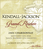 Kendall Jackson 2006 Chardonnay Grand Reserve